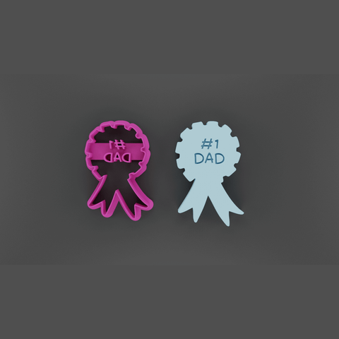DAD rosette cookie cutter - Baker's Desire - Cookie cutters, stamps and textures