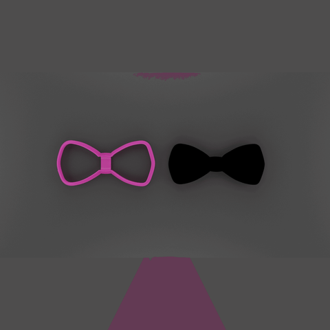 Bow Tie #2 cookie cutter