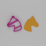 Horse head cookie cookie cutter - Baker's Desire - Cookie cutters, stamps and textures