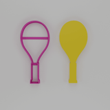 Tennis Racket cookie cutter - Baker's Desire - Cookie cutters, stamps and textures