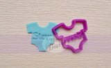 Personalised  Baby's Grow/ vest Cutter - Baker's Desire - Custom cutters made for you!