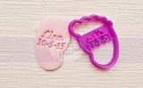 Personalised  Baby's Footprint Cutter - Baker's Desire - Custom cutters made for you!