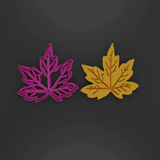 Maple Leaf cookie cutter - Baker's Desire - Cookie cutters, stamps and textures